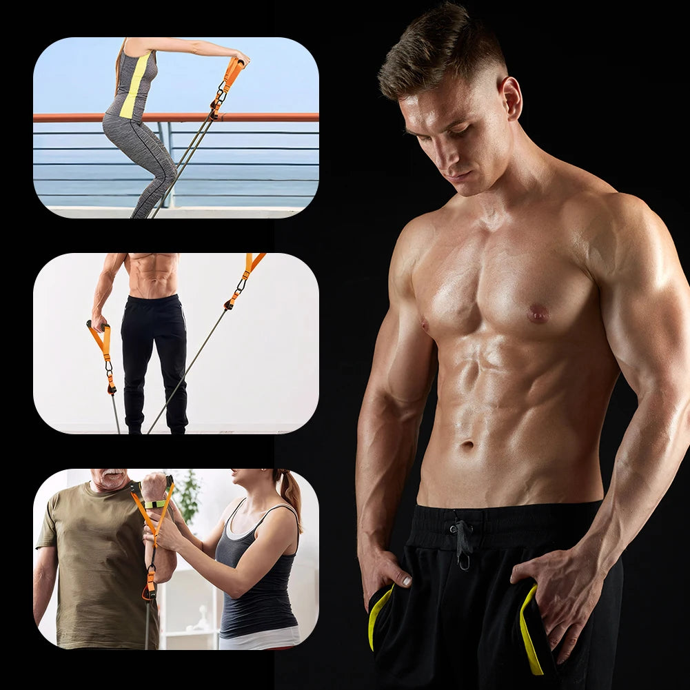Sport Resistance Band Set Fitness Equipment Resistance Elastic Band for Pulling Up Gym Exercise Training Portable Body Sport