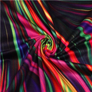 Colorful T-Shirts for Men 3D Printed Neon Abstract Tee Short Sleeve T Shirt