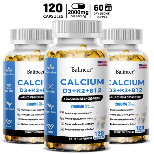Glucosamine Chondroitin, an antioxidant, contains vitamins and minerals to support bone, tooth and muscle health