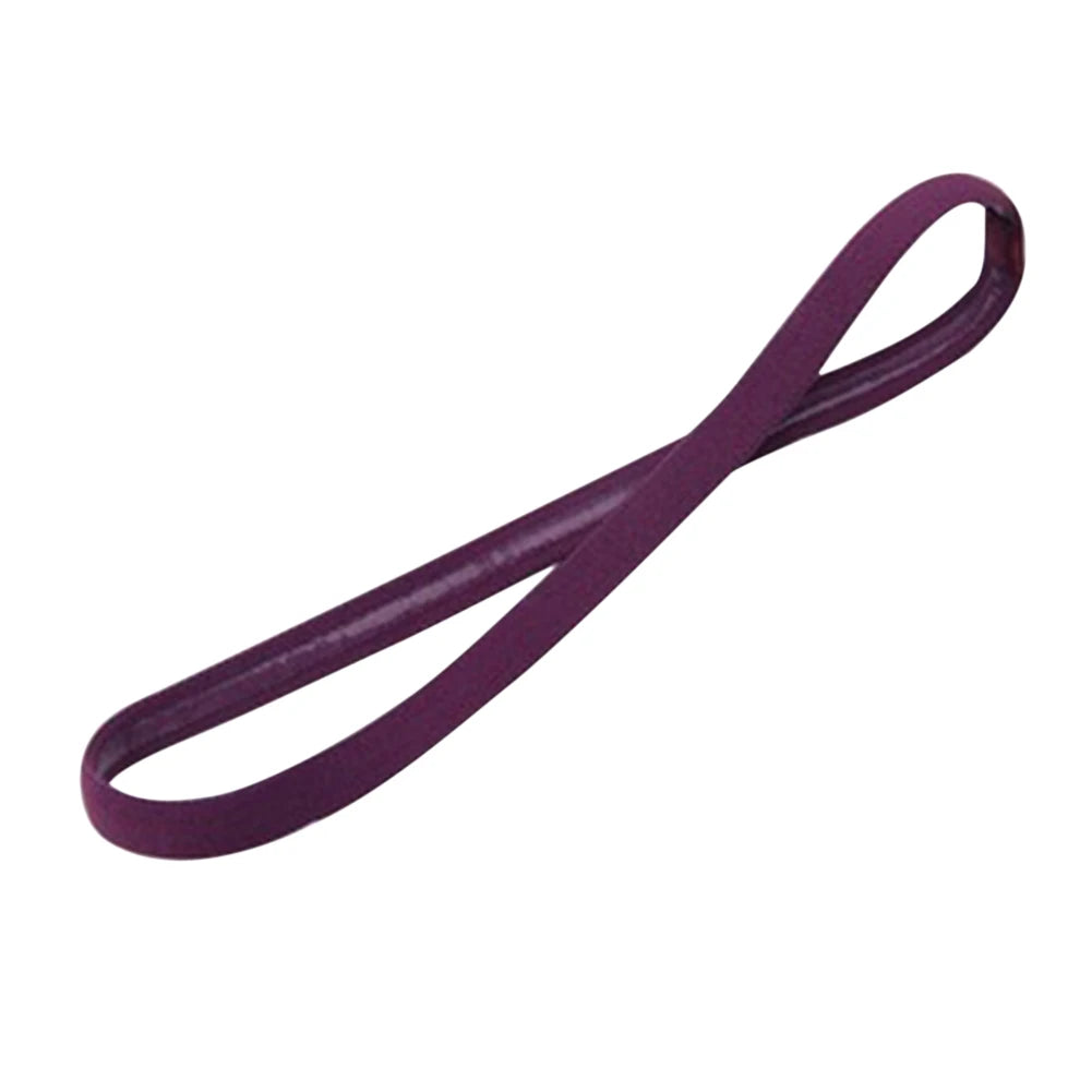 Sports Headband Women Yoga Hair Bands Solid Sweatbands Football Elastic Hair Bands Anti-slip Sports Running Headband