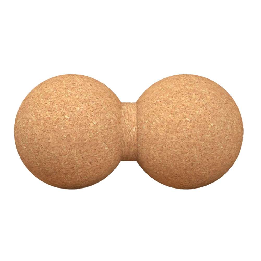 Cork Massage Ball Therapy Myofascial Ball Therapy Lacrosse Ball for Muscle Pain Relief for Yoga Deep Tissue Massage